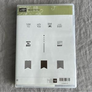 Stampin’ Up! Banner Banter Clear Mount Stamp Set